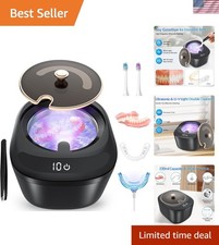 Ultrasonic Retainer Cleaner Machine - Raccomb 45Khz LED Light Ultrasonic Cleaner