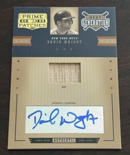 David Wright 2005 Donruss Prime Patches Next Generation bat relic auto /150!!