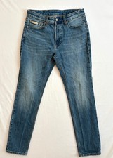 Calvin Klein Slim Fit Men's 30x30 Jeans Stretch Denim Factory Faded Measured