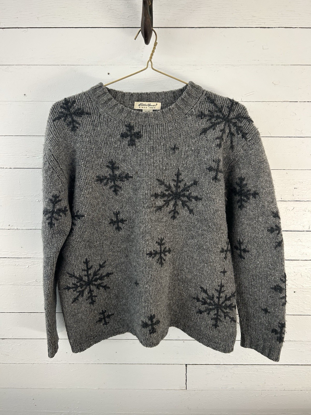 Vintage Eddie Bauer 90s Winter Knit Sweater Women's