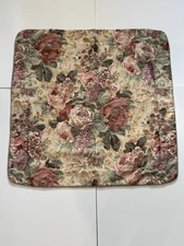 Vintage Croscill Cotswold 30" Euro Pillow Sham Floral Roses