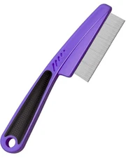 Stainless Steel Fine Tooth Dandruff Comb, Professional Dandruff Remover, Multif