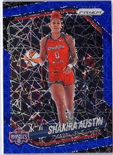 2025 Panini Prizm WNBA #81 Shakira Austin Blue Velocity Prizms