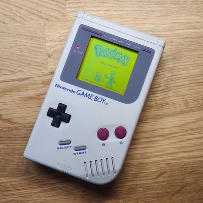 Original Nintendo Game Boy DMG Handheld Authentic *RESTORED + Glass Screen Lens!