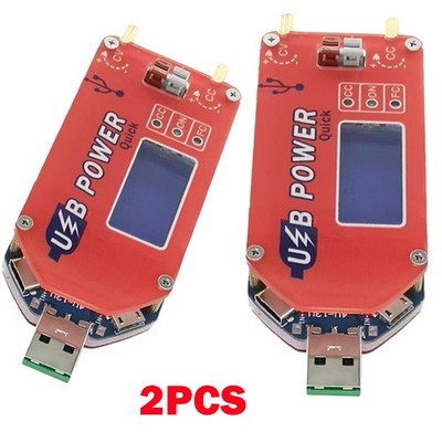 2Pcs USB DC 5V to 3.3V-24V 15W Adjustable Step Up/Down Power Supply Module US