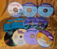 Lot of Pearson Biology Discs / Lab Simulators / Presentations / Power Lecture
