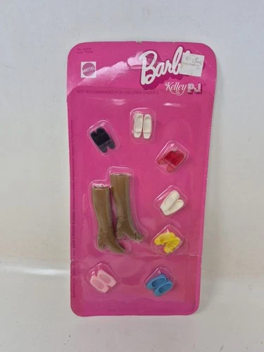 Vintage 1972 Barbie PJ Christie Doll 8626 Fashion Accessories Shoe Boots NOS