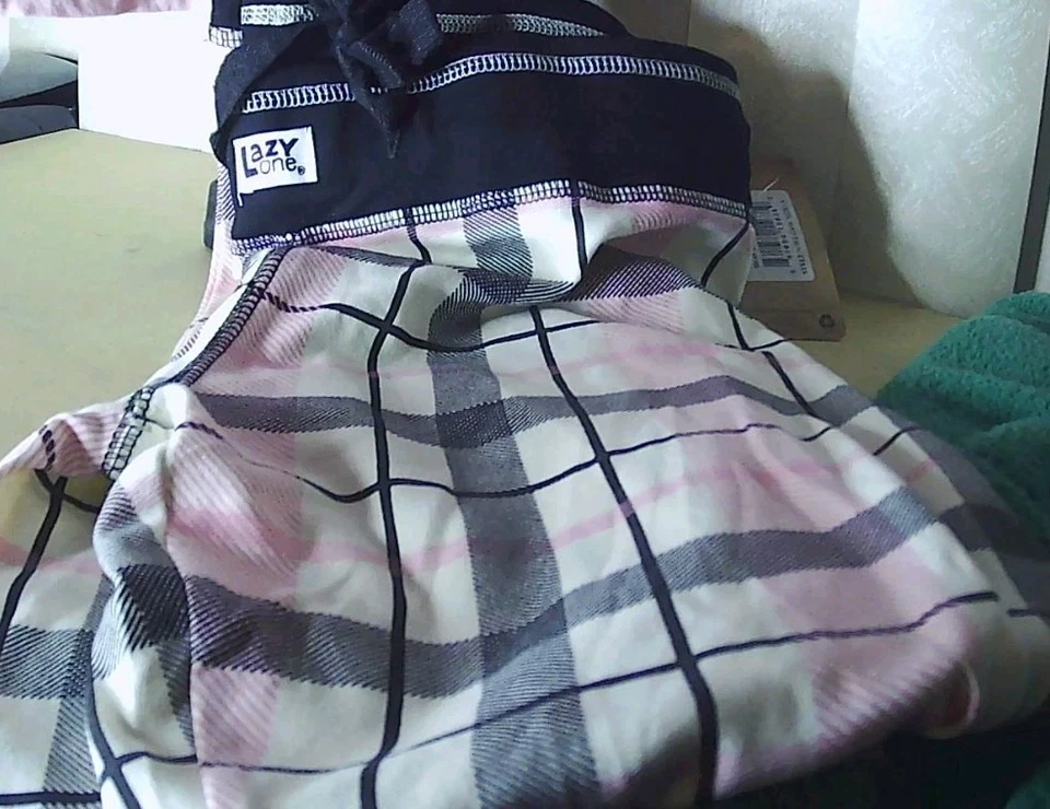 Conjunto de pijama de 2 piezas para mujer Lazy One Bear Hug talla pequeña nuevo con etiquetas Foto 4 de 4