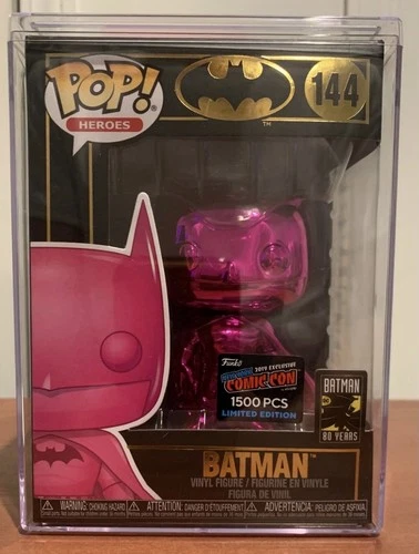 Funko Pop Vinyl DC Comics Pink Chrome Batman NYCC 2019 1,500 Piece Exclusive