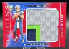 2025 Panini Origins Jalen Milroe 4-Color Jumbo Patch RC /99 Seahawks #RJY-JME