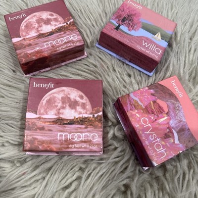 Benefit Blushes Set If 4 Moone Willa Crystah .21 Oz READ