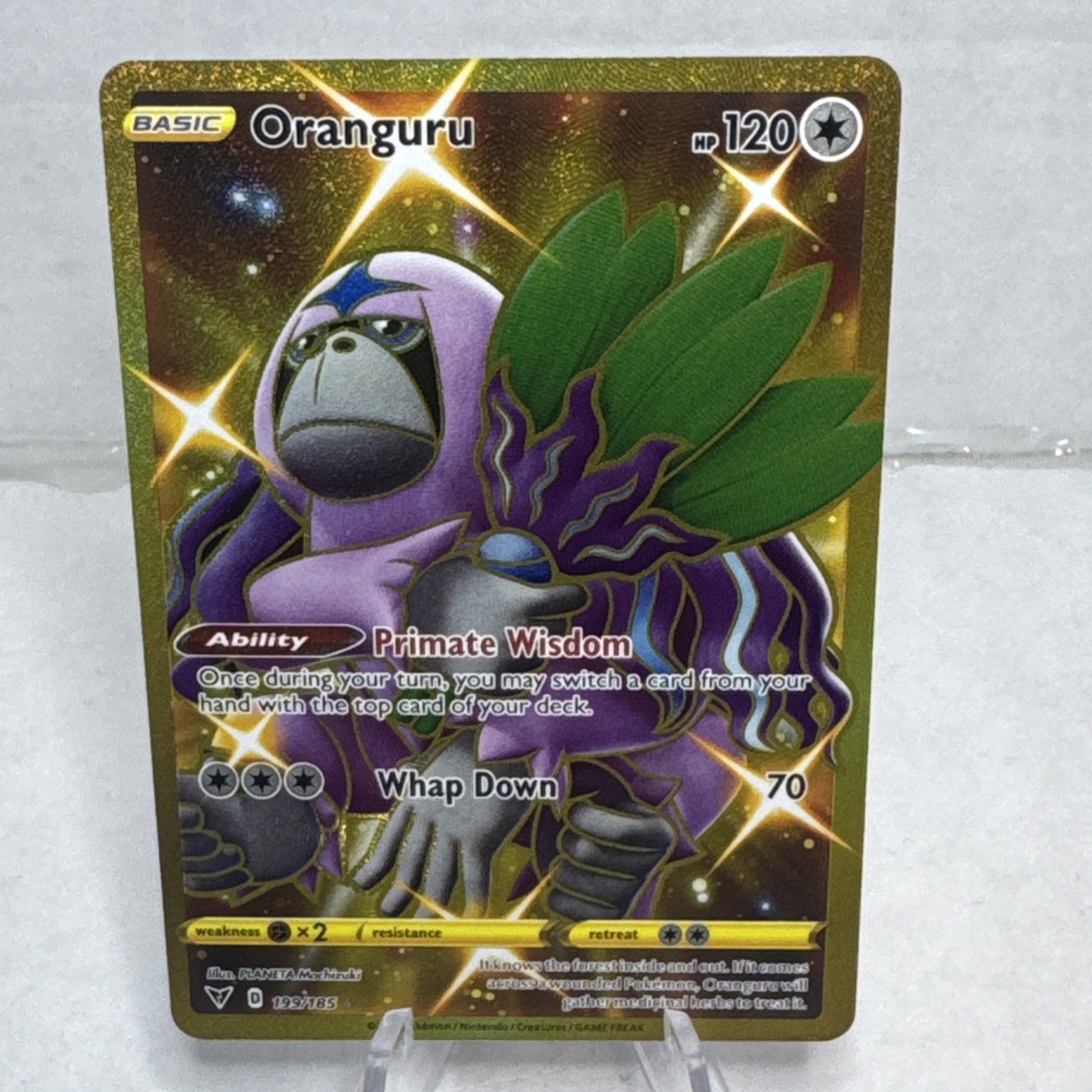 Oranguru (Secret) 199/185 SWSH04: Vivid Voltage Pokémon TCG NM