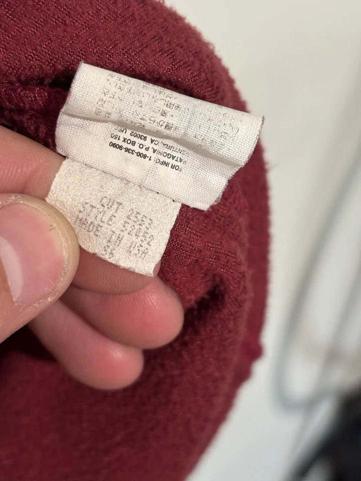 复古 90 年代 Patagonia Snap Button Up Fleece Overshirt 男式 L 码 — 第 4/4 张图片