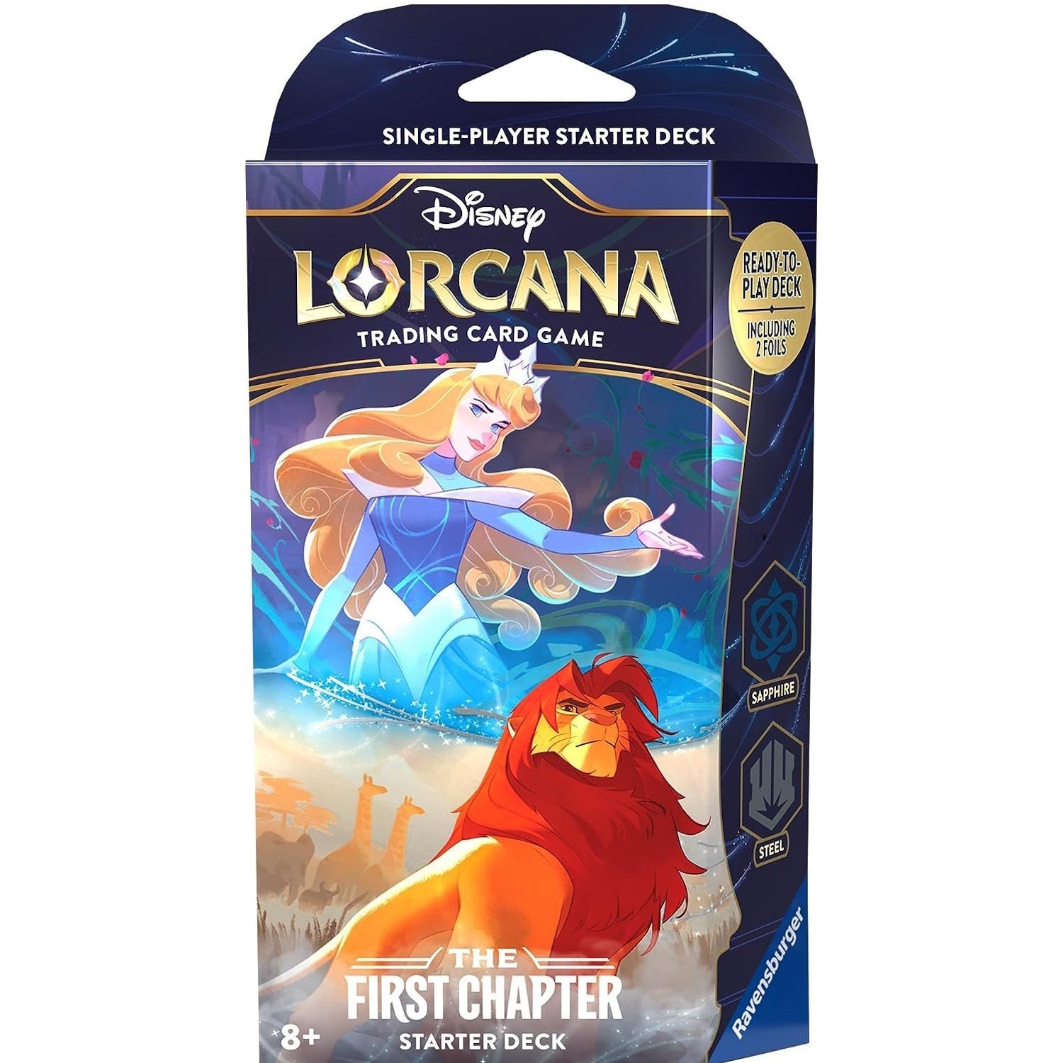 Disney Lorcana TCG Первая глава - Стартовая колода из сапфира и стали Комплект 1 4290₽