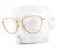 Tory Burch Eyeglasses TY 1081 1821 Glasses Shiny Gold on Brown 51mm with Pouch