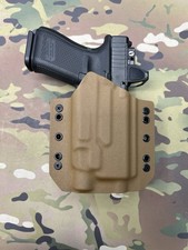 Coyote Tan Kydex Holster for Glock 19 23 32 Streamlight TLR-7 HL-X