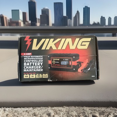 VIKING Fully Automatic Microprocessor Controlled Battery Charger Maintainer