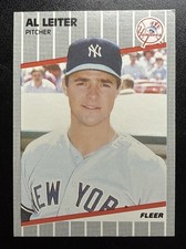 1989 Fleer Al Leiter Yankees #257