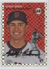 2023 Topps Chrome Platinum Anniversary X-Fractor Blake Sabol #365 2qw