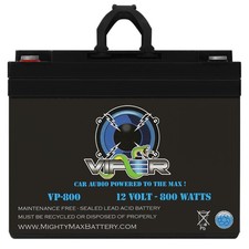 Mighty Max VP-800 - 12V 35AH INT 800W Car Audio High Current Power Cell Battery