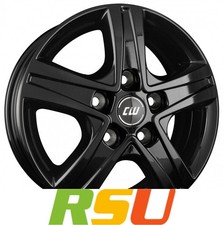 Borbet CWD black glossy 6x15" ET68 LK5 118 ML 71.1 Alufelgen 15 Zoll