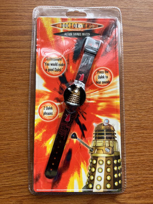 Doctor Dr Who Action Sounds Uhr Dalek Sätze Neu + Versiegelt.a