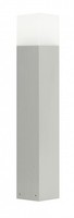 Wegeleuchte In Silber 58Cm Blendarm IP44 Eckig Awerne AußEnlampe Garten Terrasse