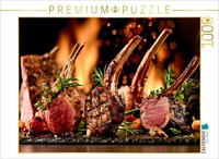 Calvendo Puzzle Grilled Lamb Chops | 1000 Pieces, Finished Size 25.2 × 18.9 In (