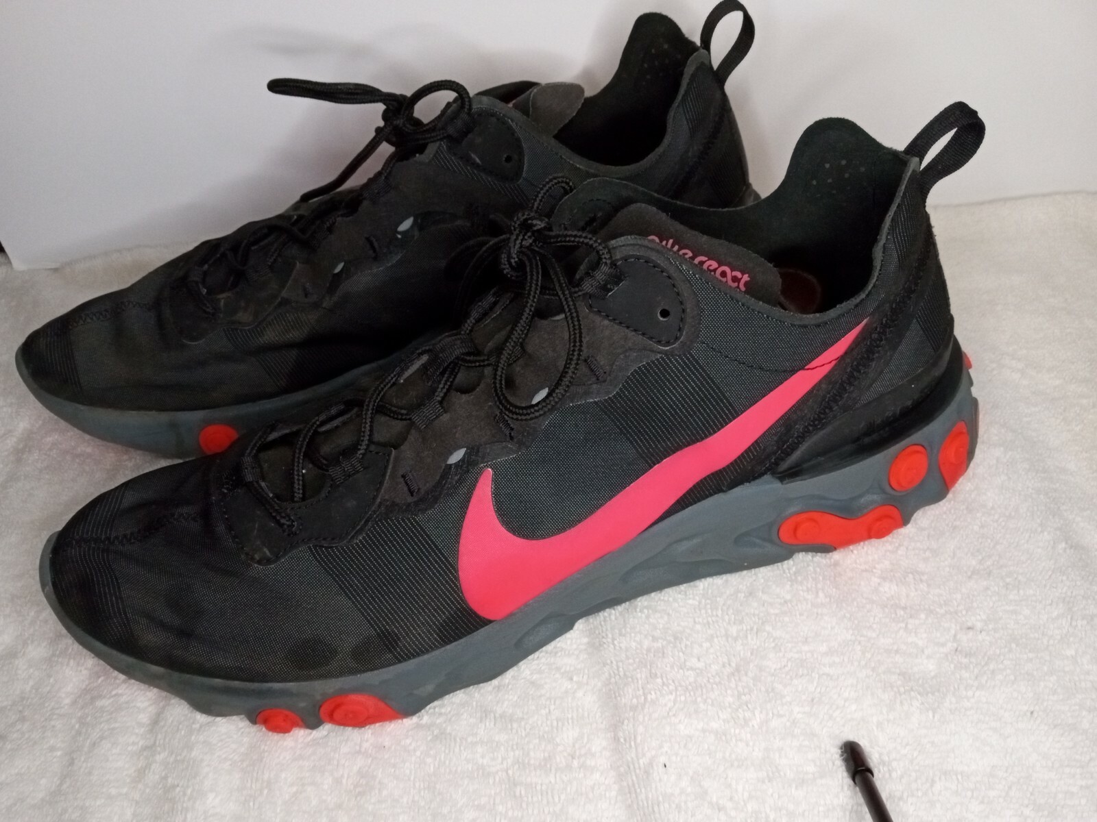 Nike Men's React Element 55 Shoes Black 