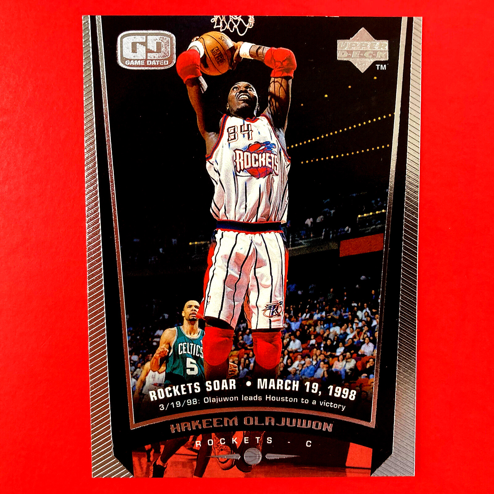 Hakeem Olajuwon 1998-99 Upper Deck Card #59 Houston Rockets