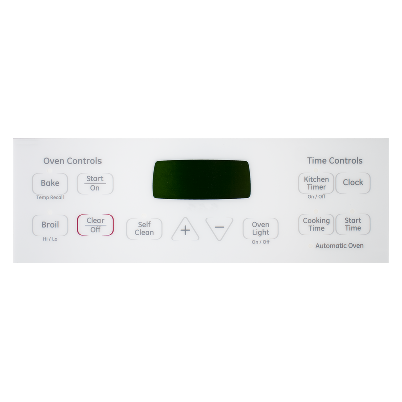CMP WB27T11006 Range / Oven Control Overlay, Faceplate GE AP4344364
