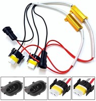 Formula-J87 LED Widerstands-Fehlerdecoder FüR H8 Nebelscheinwerfer, 2 Stk