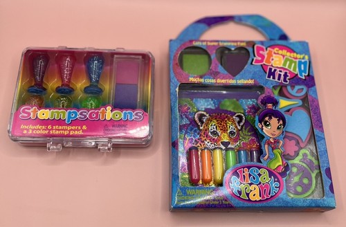 Vintage Lisa Frank Sammler Briefmarken Set & Stampsations - NEU versiegelt! 90er Jahre Y2K - Bild 3 von 3