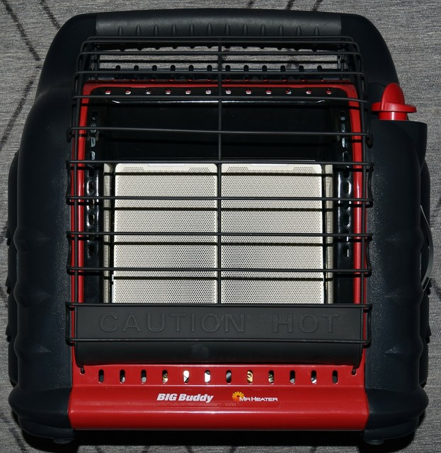 portable buddy heater indoors