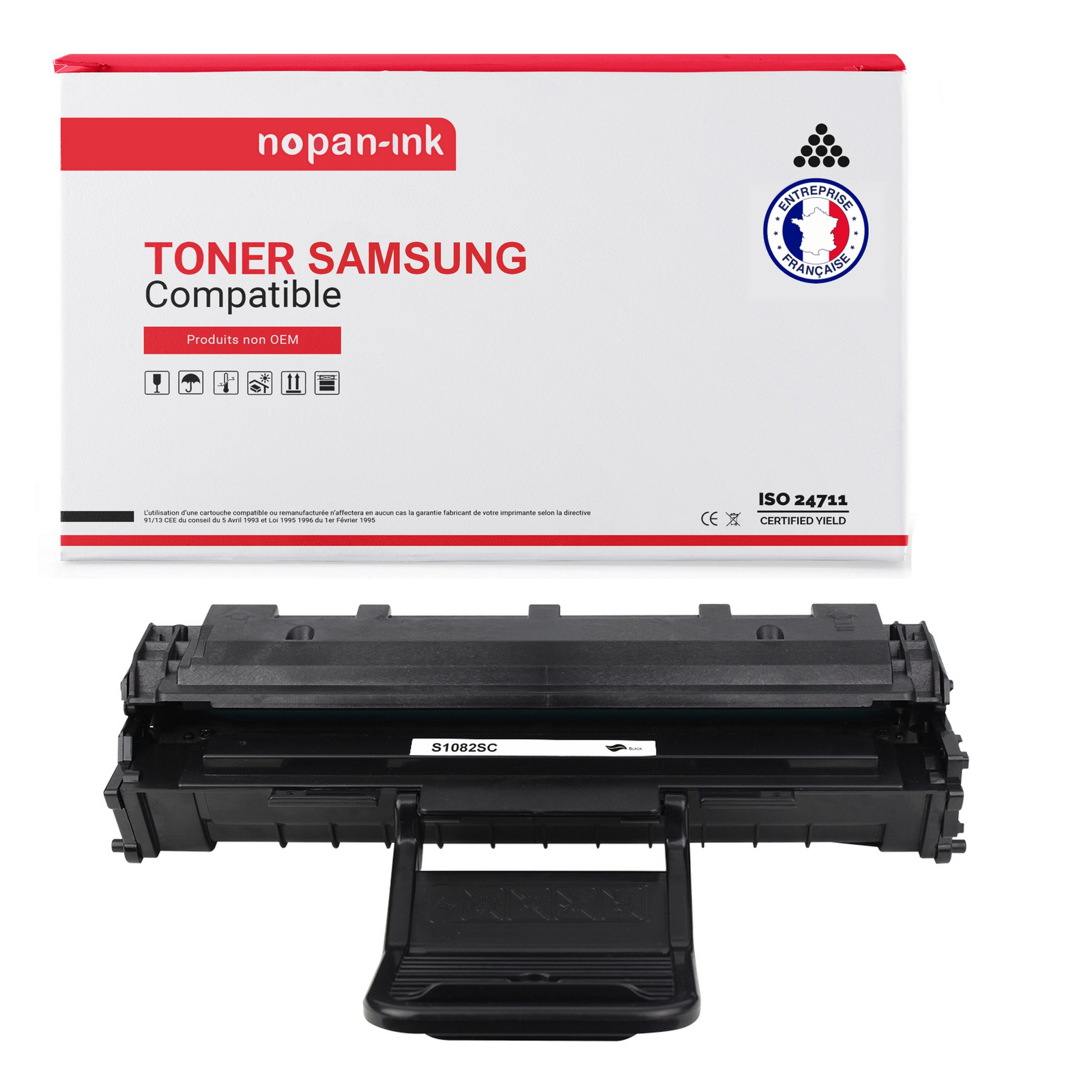 Toner SAMSUNG MLT-D1082S Noir compatible NOPAN-INK pour éviter les impressions ternes
