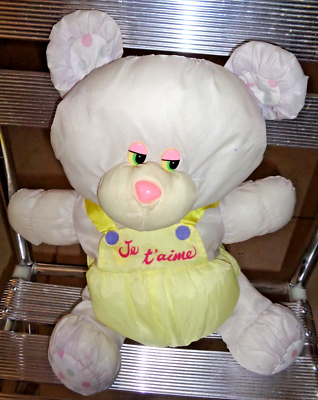 Doudou Ancienne Peluche Ours – Style Puffalump, Vintage