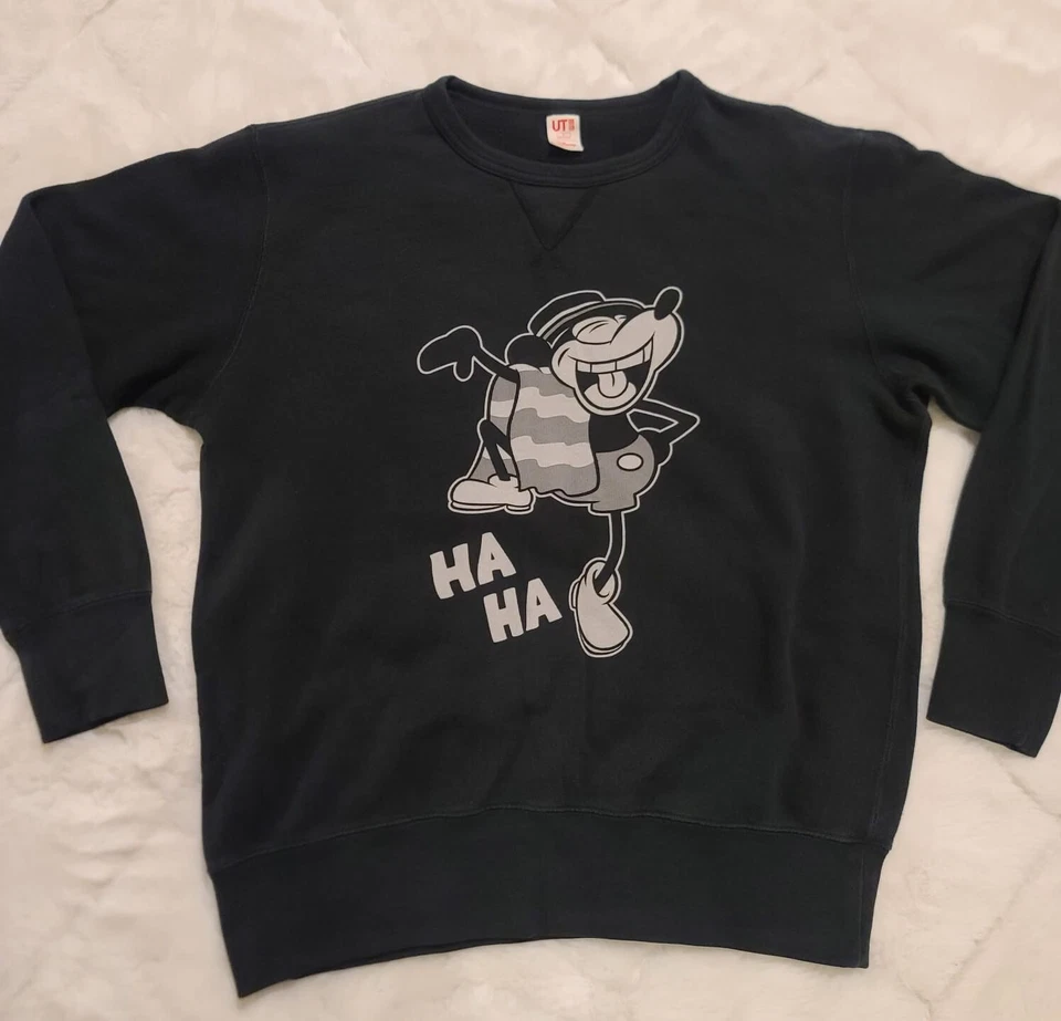 Uniqlo Disney Mickey Mouse Gallopin Gaucho Sudadera Mujer Grande Gráfico ¡RARO! Foto 2 de 4