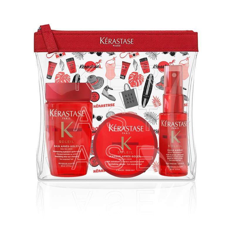 【新品未開封】Kérastase 7点セット Kerastase Travel Size Bag/Gift Set Shampoo Conditioner Serum Set
