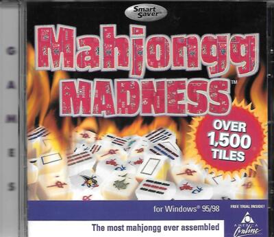 MAHJONGG MADNESS GAMES 1999 CD-ROM WINDOWS 95/98 