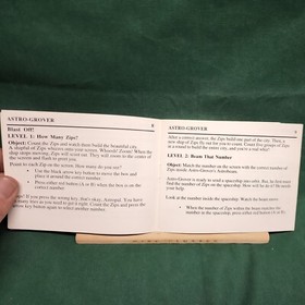 NES Nintendo Sesame Street 123 Instruction Manual Only no game