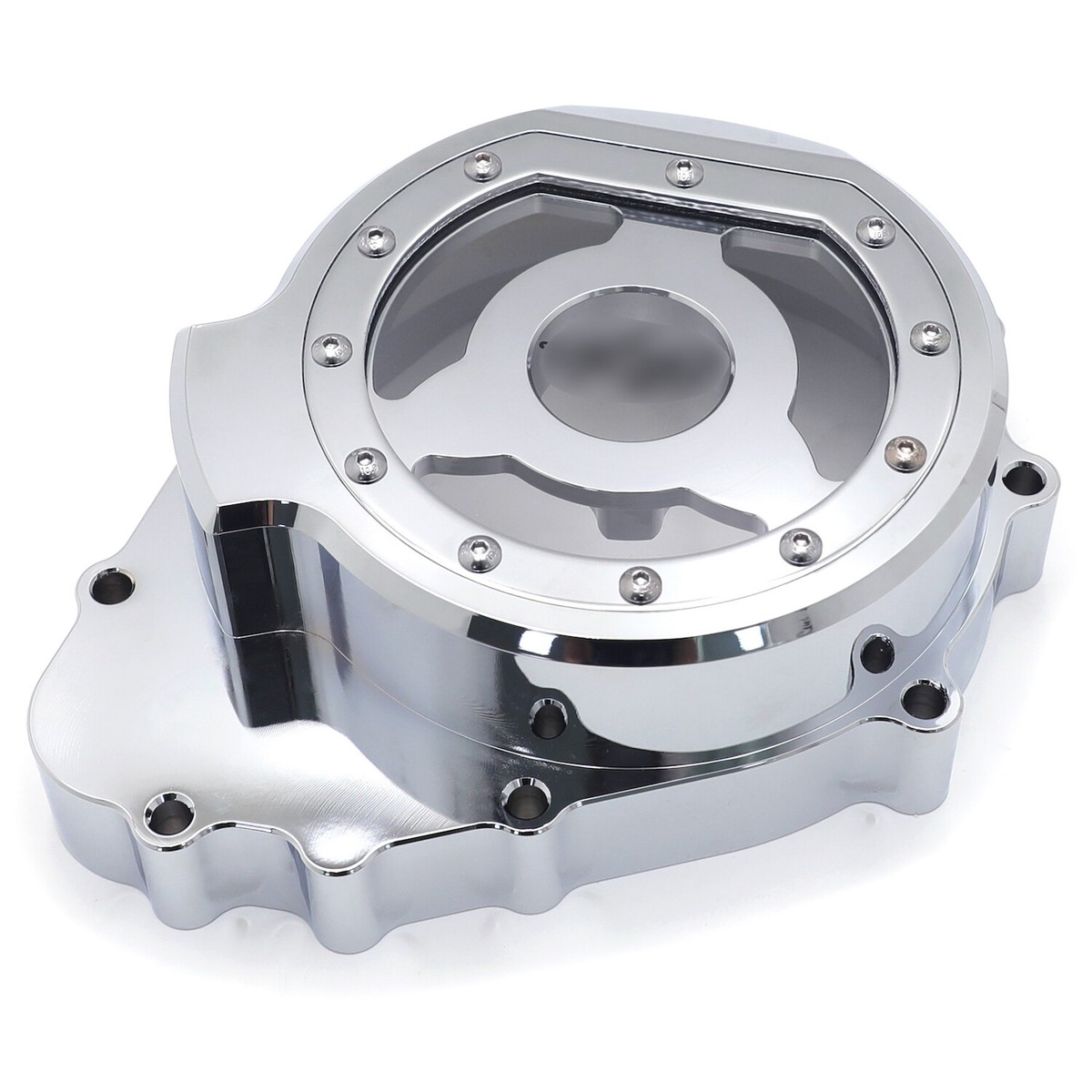 For 2003-2004 Kawasaki ZX-6R/ZX636 Chrome Clear Left Engine