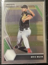 2021 Panini Prizm Draft Picks Eric Silva #PDP115 Detroit Tigers