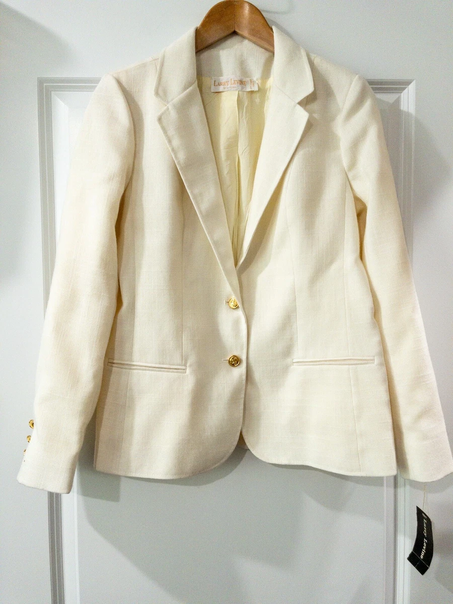 Larry levine blazer top
