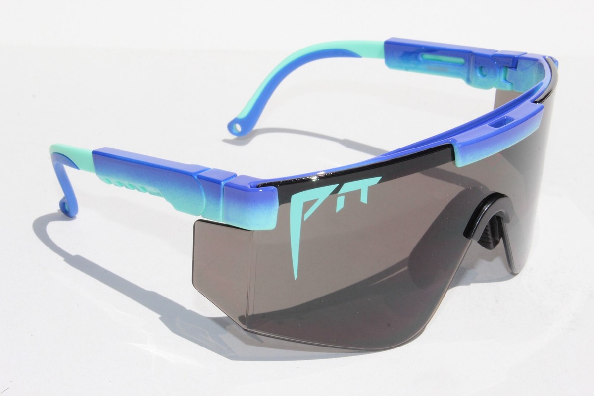 PIT VIPER The Pleasurecraft 2000s Sunglasses/Safety Blue/Teal/Gray