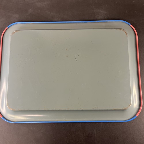 Vintage Tin Metal Serving Tray Nursery Rhymes, Numbers & Letters! - Picture 8 of 12