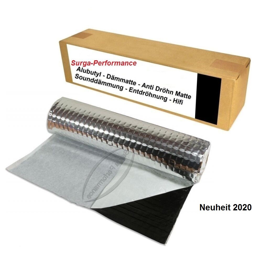 Alubutyl Anti-Vibration Mat For Car Noise Reduction - Self-Adhesive & Waterproof Roll