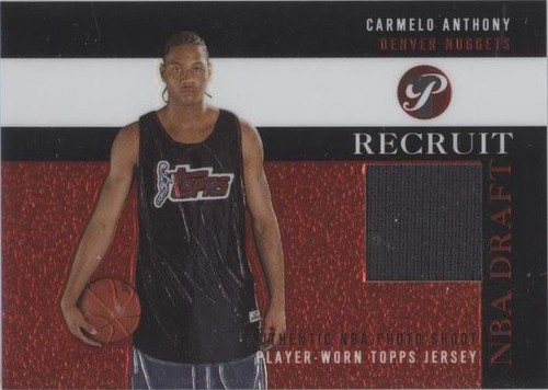 2003-04 Topps Pristine - Carmelo Anthony Chrome Refractor /499 (RC