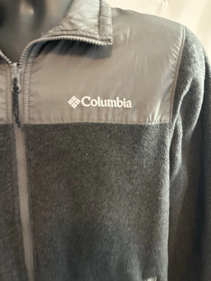 Chaqueta Columbia Bugaboo II Fleece Interchange negra gris para hombre talla pequeña Foto 2 de 4