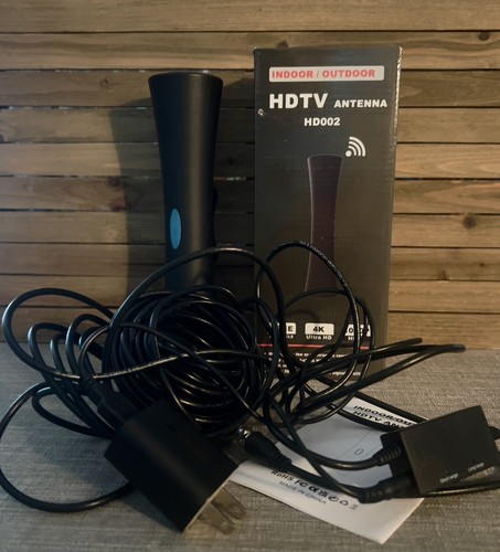Antena de TV Interior/Exterior HDTV 1080p/4K Modelo HD002 Canales GRATIS - Imagen 1 de 5