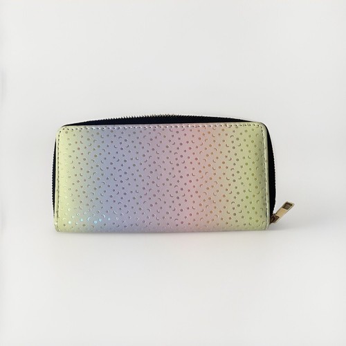 womens Large continental Wallet/Rainbow
